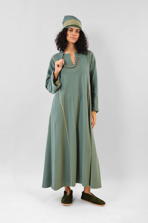 Reversible hat in cotton blend jacquard