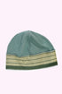 Reversible hat in cotton blend jacquard