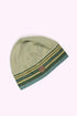 Reversible hat in cotton blend jacquard