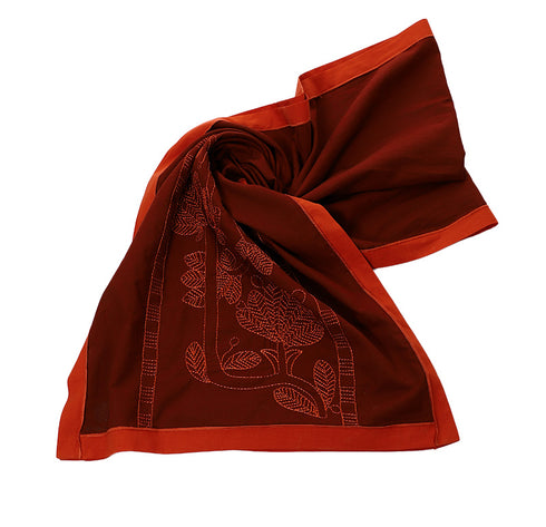 Light cotton voile shawl