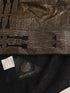 Embroidered metallic voile scarf