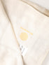 Embroidered metallic voile scarf