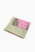 Scarf in cotton voile with multi color trims