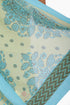 Scarf in printed cotton voile with multi color trims