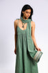 Embroidered Egyptian cotton voile shawl