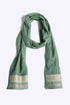 Embroidered Egyptian cotton voile shawl