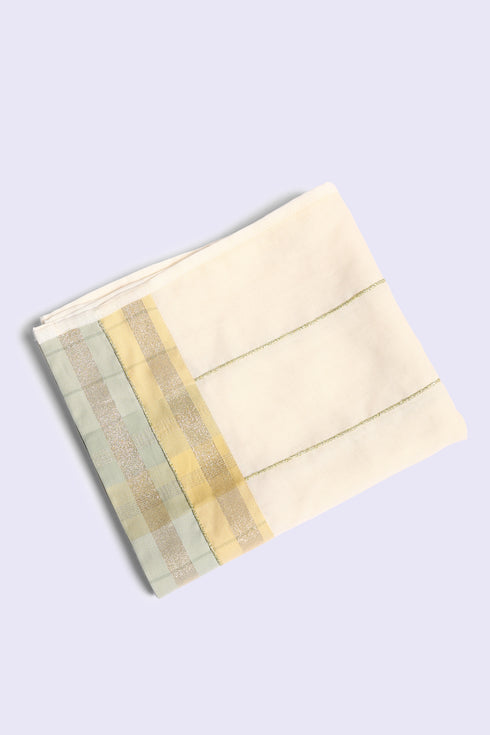 Embroidered Egyptian cotton voile shawl