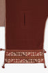 Reversible quilted shawl with pockets and tassels