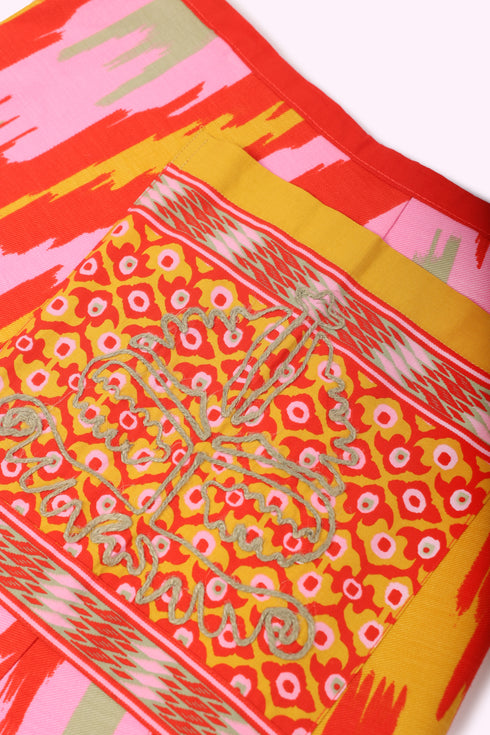 Wrap around skirt with one big pocket