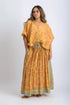 Printed Egyptian cotton gauze long skirt