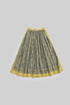 Printed Egyptian cotton gauze long skirt