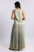 Long layered Egyptian cotton voile skirt