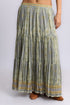 Long layered Egyptian cotton voile skirt