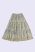 Long layered Egyptian cotton voile skirt