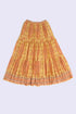 Long layered Egyptian cotton voile skirt