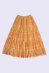 Long layered Egyptian cotton voile skirt