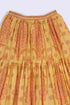 Long layered Egyptian cotton voile skirt
