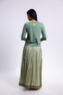 Wide skirt in Egyptian cotton voile with pockets