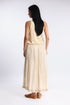 Wide skirt in Egyptian cotton voile with pockets