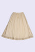 Wide skirt in Egyptian cotton voile with pockets