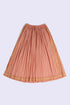 Wide skirt in Egyptian cotton voile with pockets