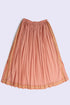 Wide skirt in Egyptian cotton voile with pockets