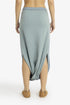 Jacquard skirt pants with twisted hem