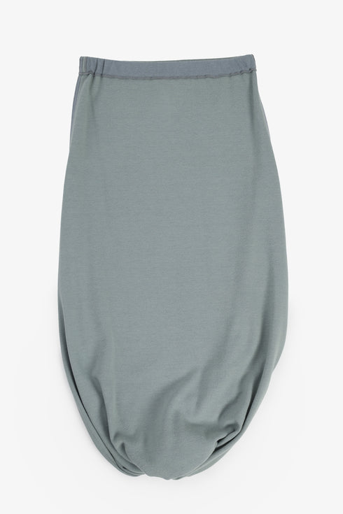 Jacquard skirt pants with twisted hem
