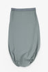 Jacquard skirt pants with twisted hem