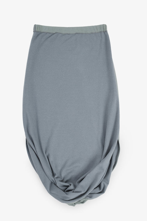 Jacquard skirt pants with twisted hem