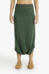 Jacquard skirt pants with twisted hem