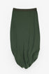 Jacquard skirt pants with twisted hem