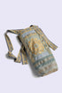 Cylinder patchwork shoulder bag