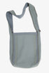 Hand embroidered jacquard messenger bag with pocket