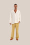 Hooded Shirt with button down front and back