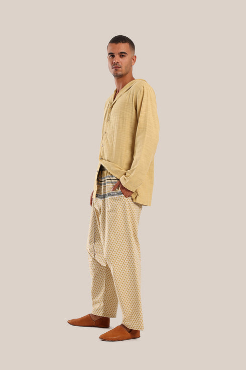 Hooded Shirt with button down front and back