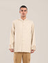 Linen-cotton blend shirt