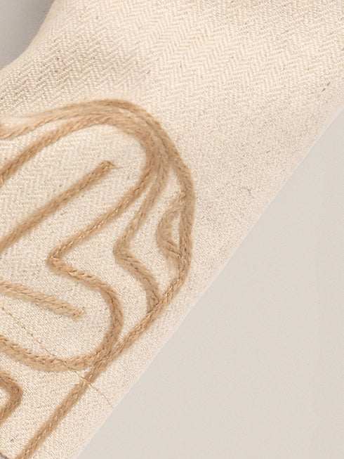 Linen-cotton blend shirt