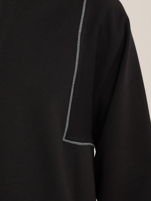 Long sleeves round neck cotton Milton sweater