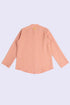 Essential linen shirt with stand collar