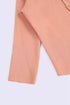 Essential linen shirt with stand collar