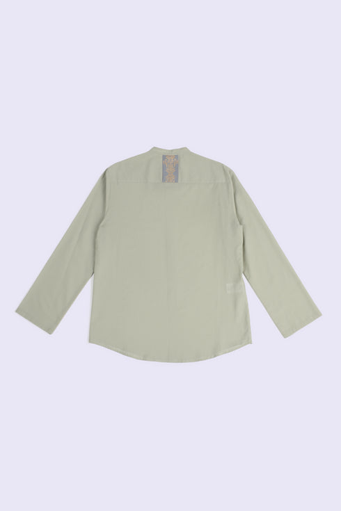 Refined Egyptian cotton voile shirt