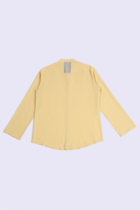 Refined Egyptian cotton voile shirt