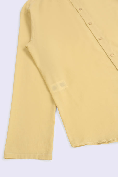 Refined Egyptian cotton voile shirt