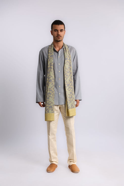 Refined Egyptian cotton voile shirt