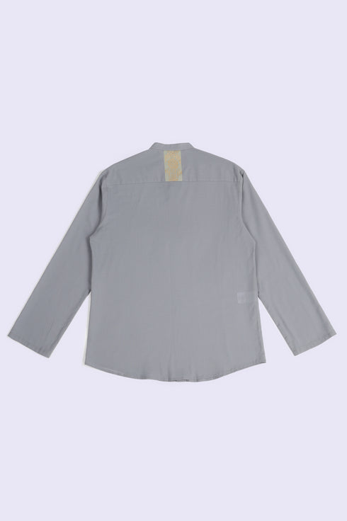 Refined Egyptian cotton voile shirt