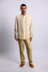 Lustre woven cotton shirt