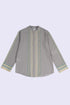 Lustre woven cotton shirt