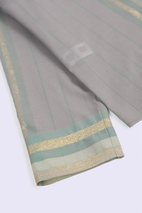 Lustre woven cotton shirt