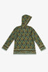 Men’s hooded sweater with V neckline